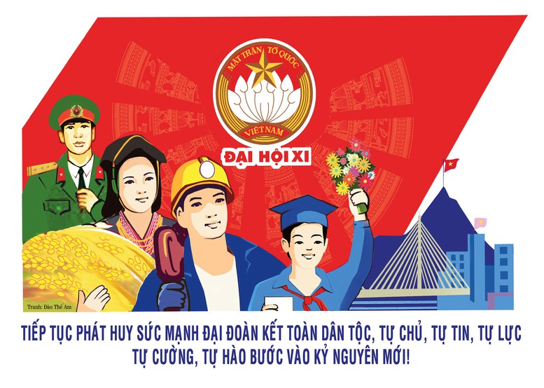 Hơn 1.300 đại biểu tham dự Đại hội đại biểu toàn quốc Mặt trận Tổ quốc Việt Nam lần thứ XI