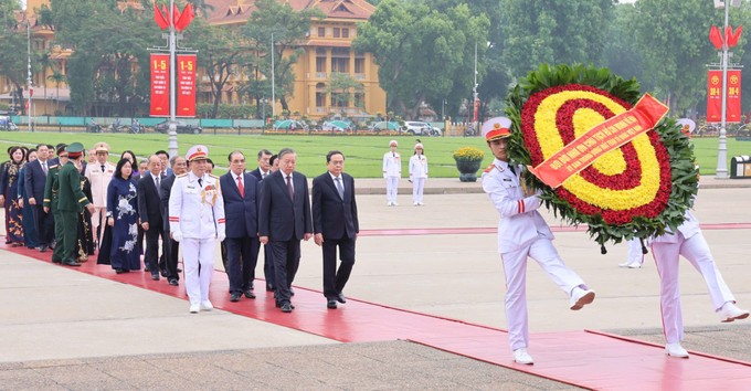 Lãnh đạo Đảng, Nhà nước vào Lăng viếng Chủ tịch Hồ Chí Minh