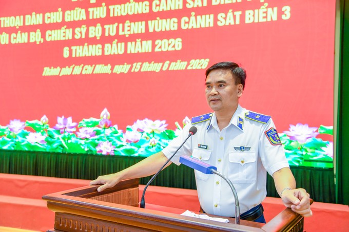 Vùng Cảnh sát biển 3:  Phát huy dân chủ, xây dựng đơn vị vững mạnh