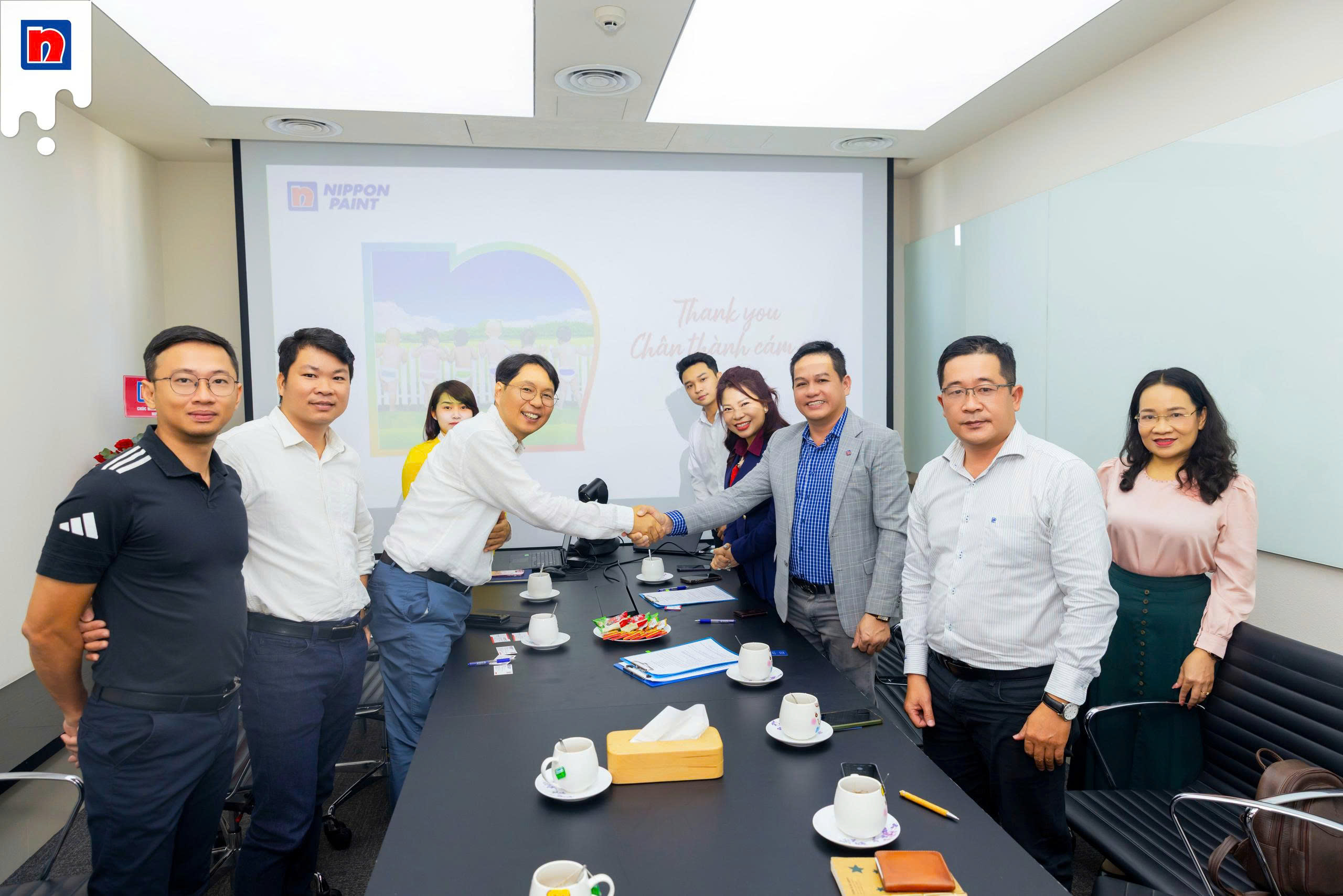 "Cú bắt tay" ba bên giữa Lâm Vy, Nippon Paint Việt Nam và Handong: Khẳng định vị thế trong lĩnh vực sơn công nghiệp và xây dựng