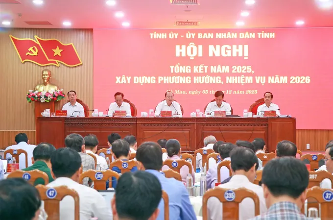 Năm 2026, Cà Mau phấn đấu đạt mức tăng trưởng hai con số