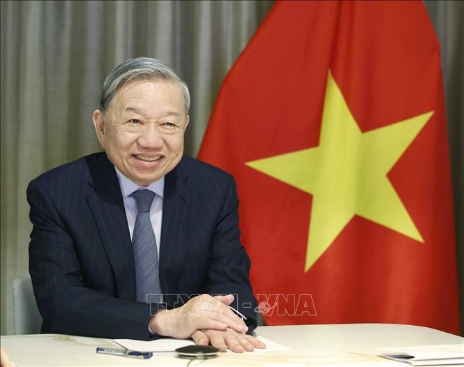 Tổng Bí thư Tô Lâm điện đàm với các Nghị sĩ Mỹ