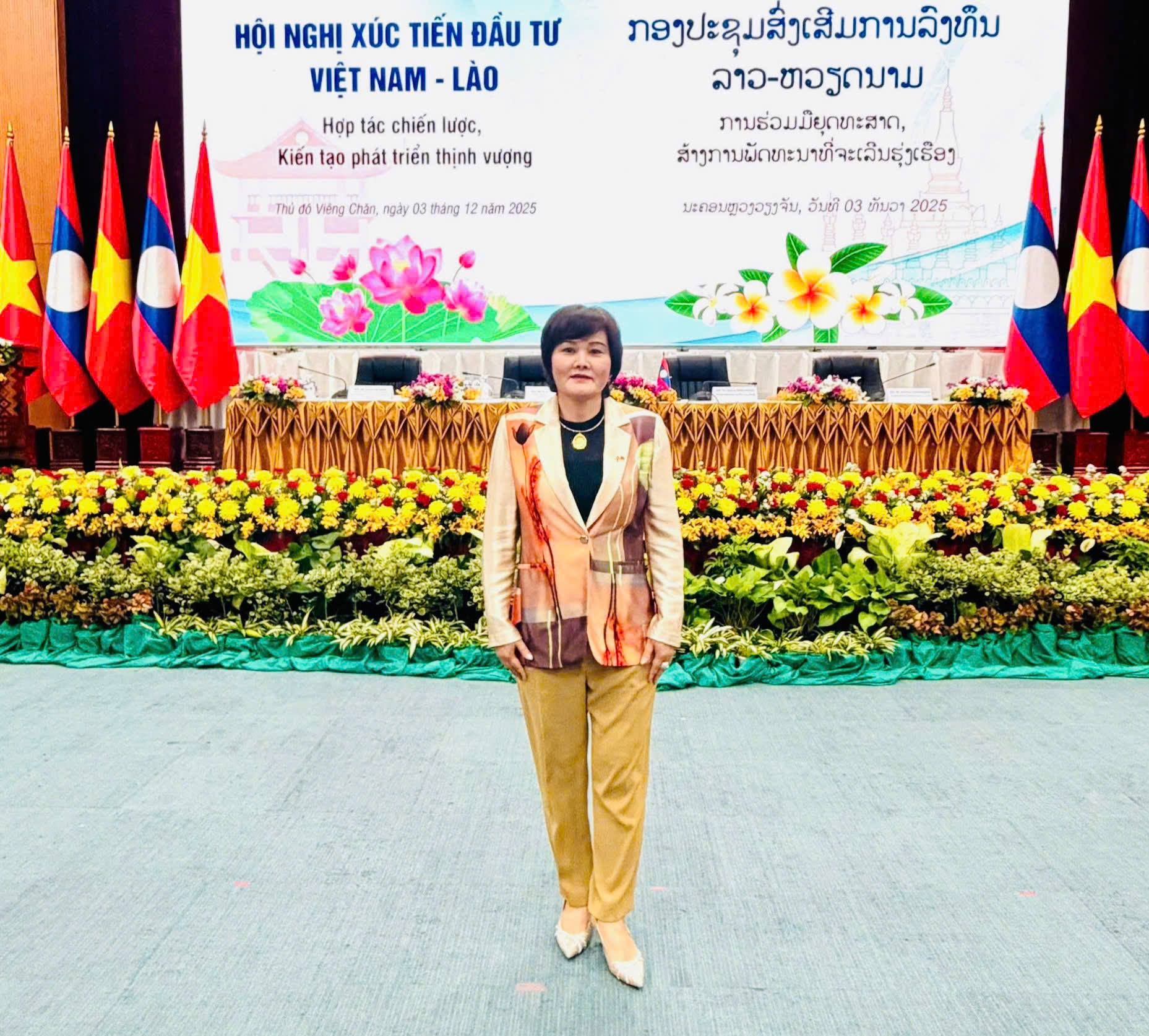 Doanh nhân Phạm Thị Minh Hường: Doanh nhân kiều bào góp phần giữ nhịp cầu hữu nghị Việt - Lào qua giao thương và hợp tác