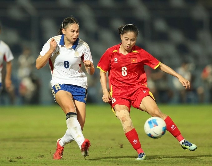 Thua 1-0, đội tuyển nữ Việt Nam tụt xuống vị trí thứ hai bảng B